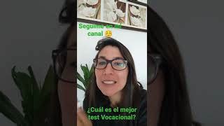 Cu L Es El Mejor Test Vocacional Con Eso Basta Pa Doovi