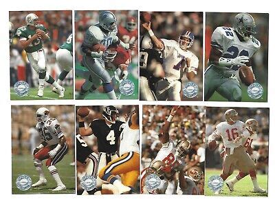 1991 Pro Set Platinum Football - Complete Set - 315 Cards | eBay