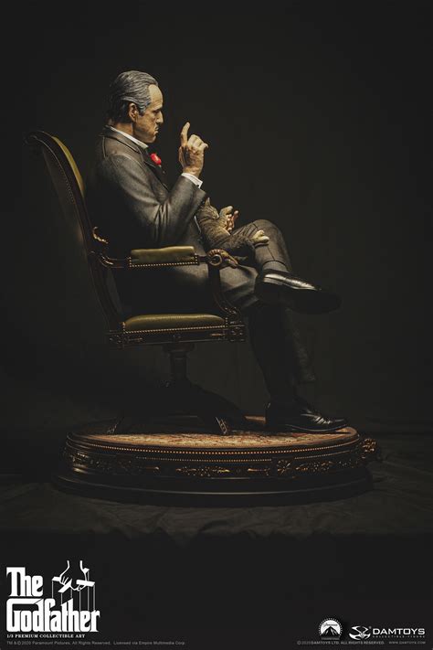 The Godfather - Don Vito Corleone Statue by DAMTOYS - The Toyark - News