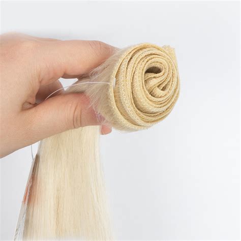 High Quality Blonde Color Human Hair Extension Original Brazilian ...