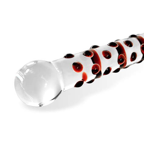 LeLuv Glass 8 Inch Bumpy Wand Round Head Classic Dildo EBay