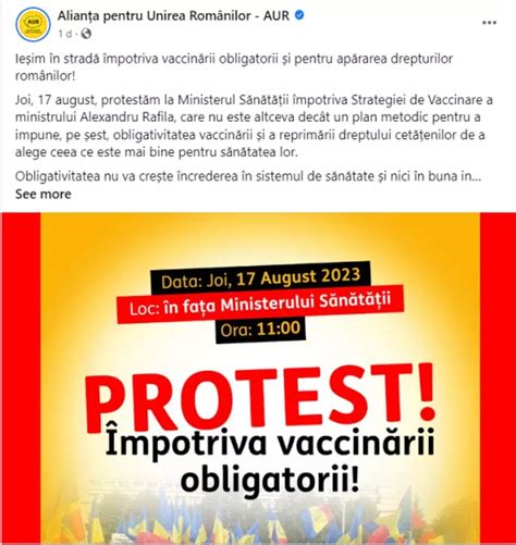 George Simion AUR și protestul de la Ministerul Sănătății ce nu se