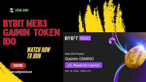 Bybit Web3 New IDO Gaimin Token Earn 1000 To 2000 Free YouTube