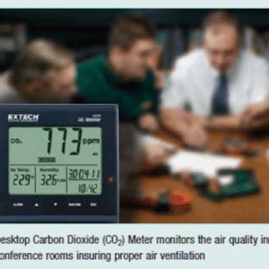 Extech CO100 Desktop Indoor Air Quality CO2 Leda Electronics