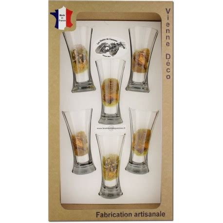 Coffret Verres Pastis S Rigraphi S Chasseurs Poils Les Etains