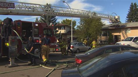 Edmonton Fire Crews Lucky Spot House Fire On Way Back From Different Call Cbc News