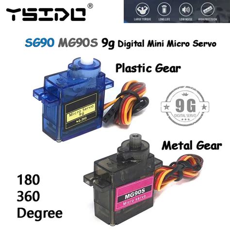 Mini Micro Servo Digital Sg Mg S G Grados Para Helic Ptero