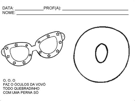 Vogal O Para Colorir E Imprimir Muito Fácil Aprender A Desenhar