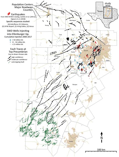 Wastewater injection could trigger earthquakes along a Texas fault system, UT researchers find ...