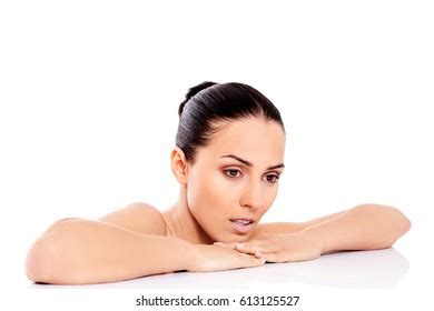 Beautiful Nude Woman Isolated On White Stock Photo Shutterstock