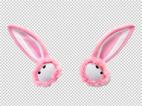 Premium PSD Psd Easter Bunny Ears Headband Png On A Transparent