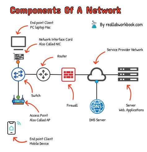 Components Of A Network - by Rose White - Real Lab Workbook