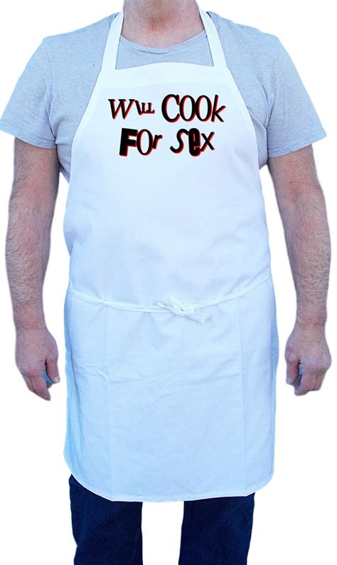 Aprons With Funny Sayings Will Cook For Sex Chef Apron