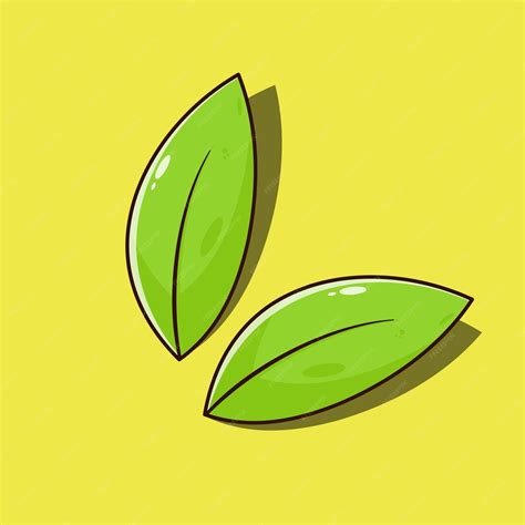 Premium Vector Leaf Icon Vector Illustration