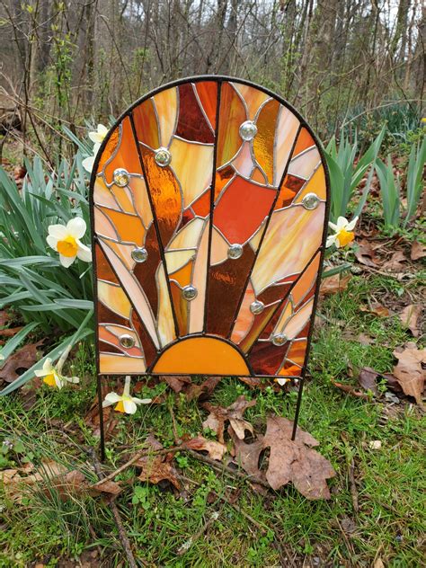 Stained Glass Garden Art Nwa Makers