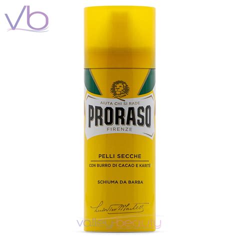 Proraso Yellow Shaving Foam Natural Shaving Mousse With Shea Butter