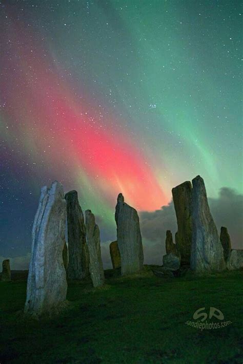 Callanish Stones Isle of Lewis Scotland | Northern lights, Standing ...