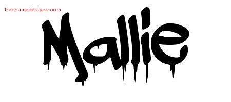 Graffiti Name Tattoo Designs Mallie Free Lettering - Free Name Designs