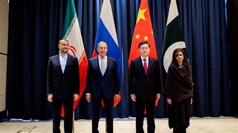 China Russia Pakistan Iran Fms Hold Talks On Afghan Issue Cgtn