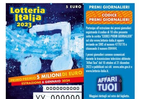 Lotteria Italia Coi Biglietti Vincenti Previsti 210 Premi Totali In