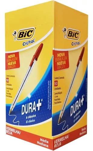 Lapicera Bic Cristal Boligrafo Birome X 50 Unidades Color De La Tinta