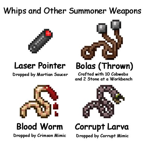 More summoner weapons : Terraria