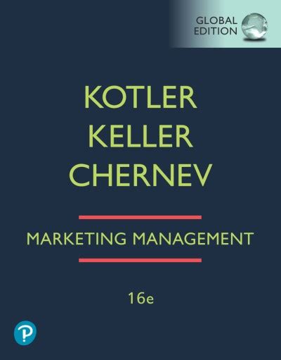 Marketing Management Global Edition Pearson ELibrary