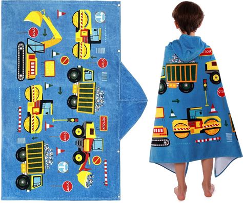 Flyish Direct Badeponcho Kinder Baumwolle Kinderhandtuch Poncho