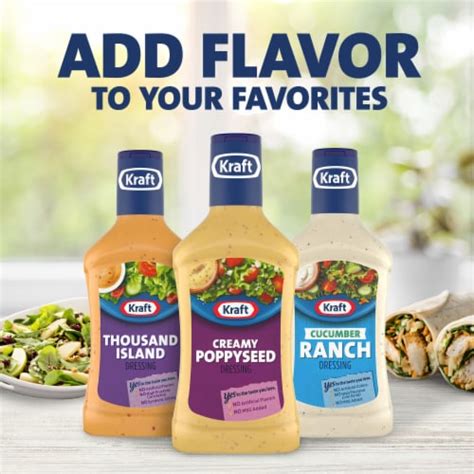 Kraft Creamy Poppyseed Salad Dressing 16 Fl Oz Kroger