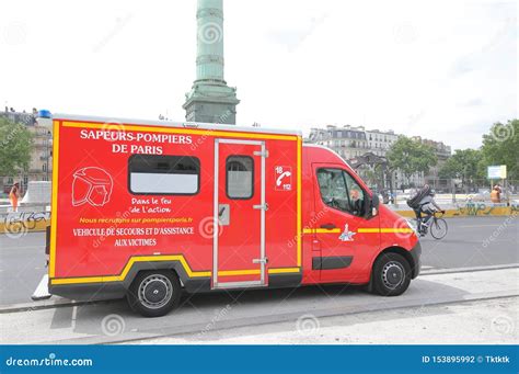 Sapeurs Pompiers De Paris Fire Department Vehicle Paris France