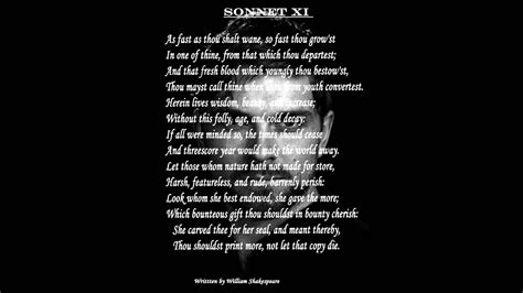 Sonnet 11 Written By William Shakespeare Read By Andrew Cullimore