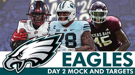 Philadelphia Eagles Round 2 Nfl Mock Draft And Top Day 2 Draft Targets