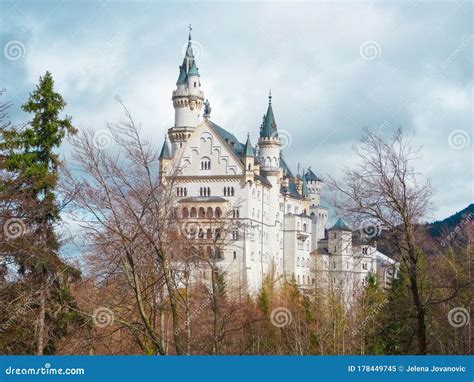 View on Neuschwanstein Castle in Bavaria, Germany Stock Image - Image ...