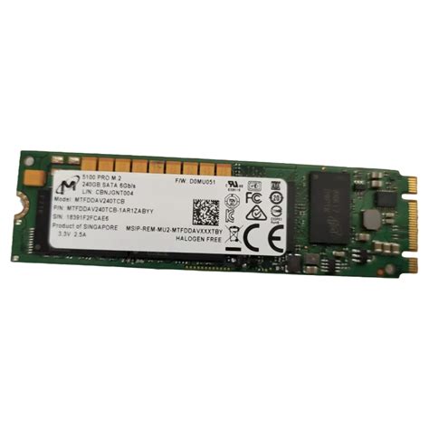 MICRON SATA 2.5 ENTERPRISE SSD 240GB (MTFDDAV240TDS-1AW1ZABYY)