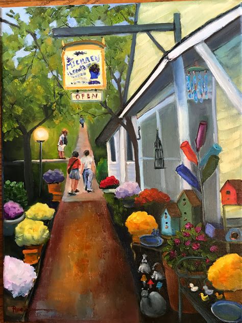 Garden Shop Antique Shop Painting Nashville Indiana Shops