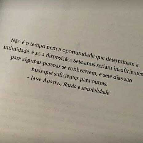 Razão e sensibilidade Jane austen Intimidade