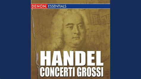 Concerto Grosso Op 6 No 6 In G Minor HWV 324 I Larghetto E