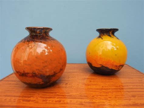 Muller Frères Lunéville Pair of vases Catawiki