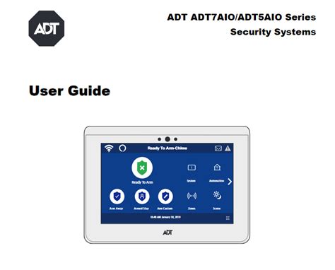 ADT Command Smart Security Panel User Manual Zions Security Alarms