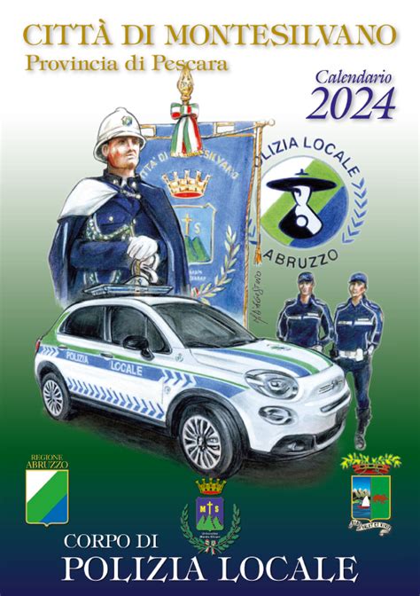 Calendario 2024 Polizia Locale Montesilvano Notizie Novità Comune