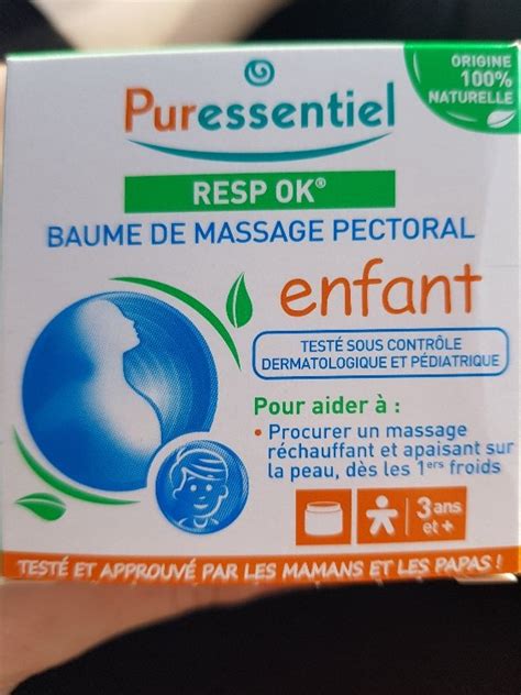 Puressentiel Resp Ok Baume De Massage Pectoral Enfant INCI Beauty