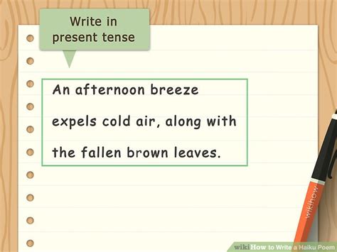 How To Write A Haiku Poem 13 Steps With Pictures Wikihow