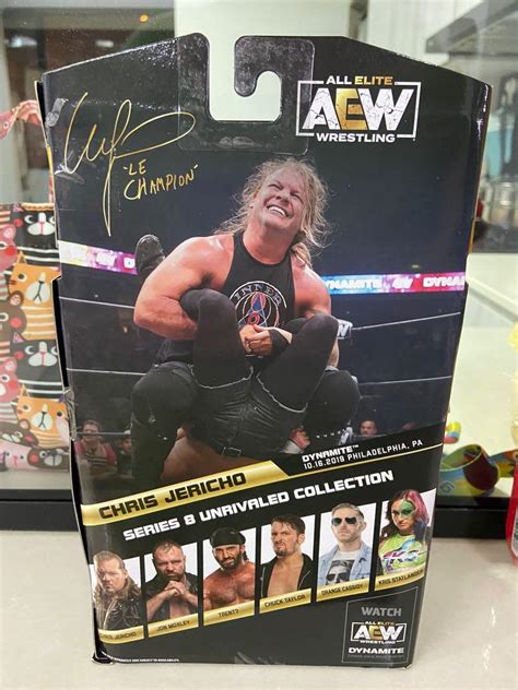 AEW Unrivaled Collection Chris Jericho KISS Y2J WWE Hobbies Toys