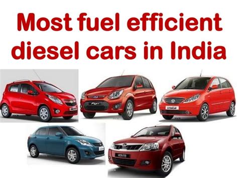 Most Fuel Efficient Diesel Cars In India Ppt