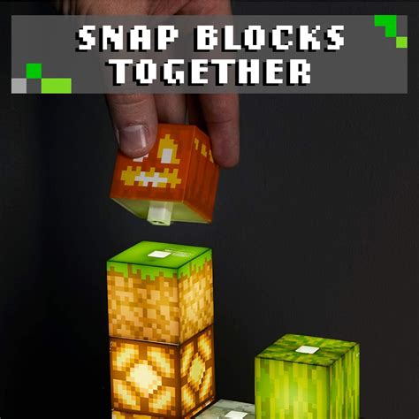 Buy Paladone Minecraft Block Building Lamp 16 Rearrangeable Light