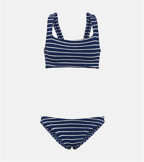 Hunza G Xandra Striped Bikini Hunza G