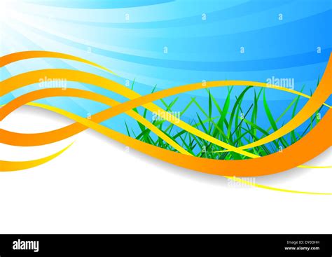 Vector spring background; clip-art Stock Photo - Alamy