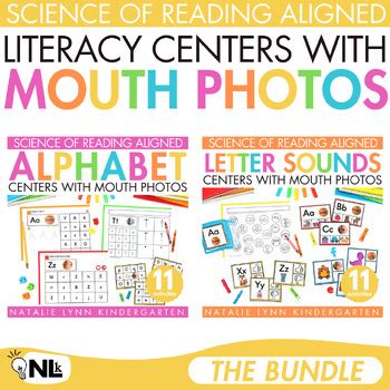 Alphabet And Beginning Letter Sounds Centers With Real Mouth Photos