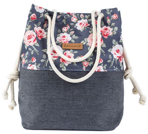 TOREBKA WOREK SHOPPER TORBA RÓŻE KWIATY BAGGAGE 7214705648 Allegro pl