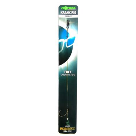 PRZYPON KARPIOWY BEZZADZIOROWY KORDA KRANK R 6 BARBLESS KAMO 15 LB